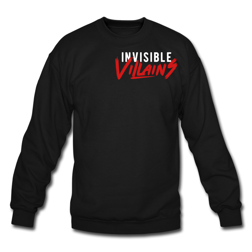 Invisible Villains Crewneck Sweatshirt - black