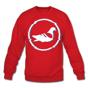 AK Glitch Crewneck Sweatshirt - red