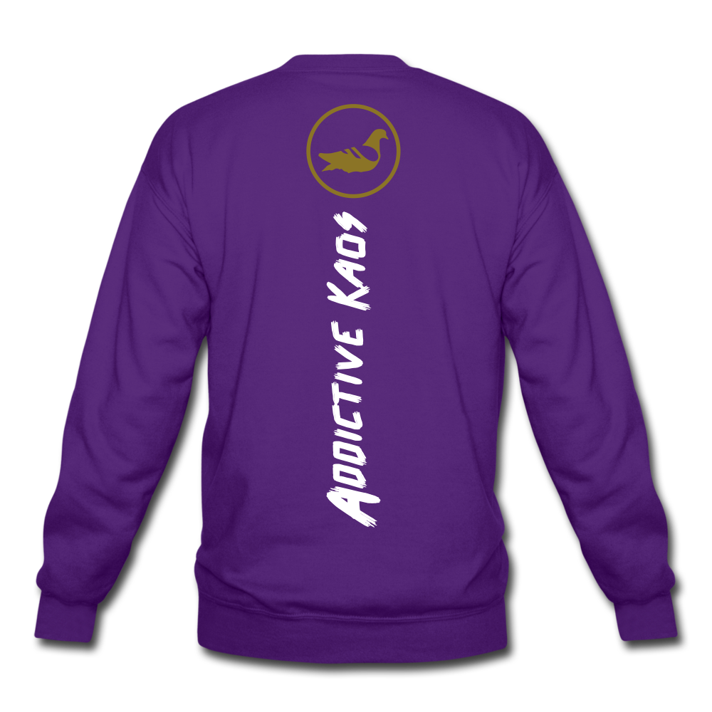 America Don't Crewneck Sweatshirt - purple