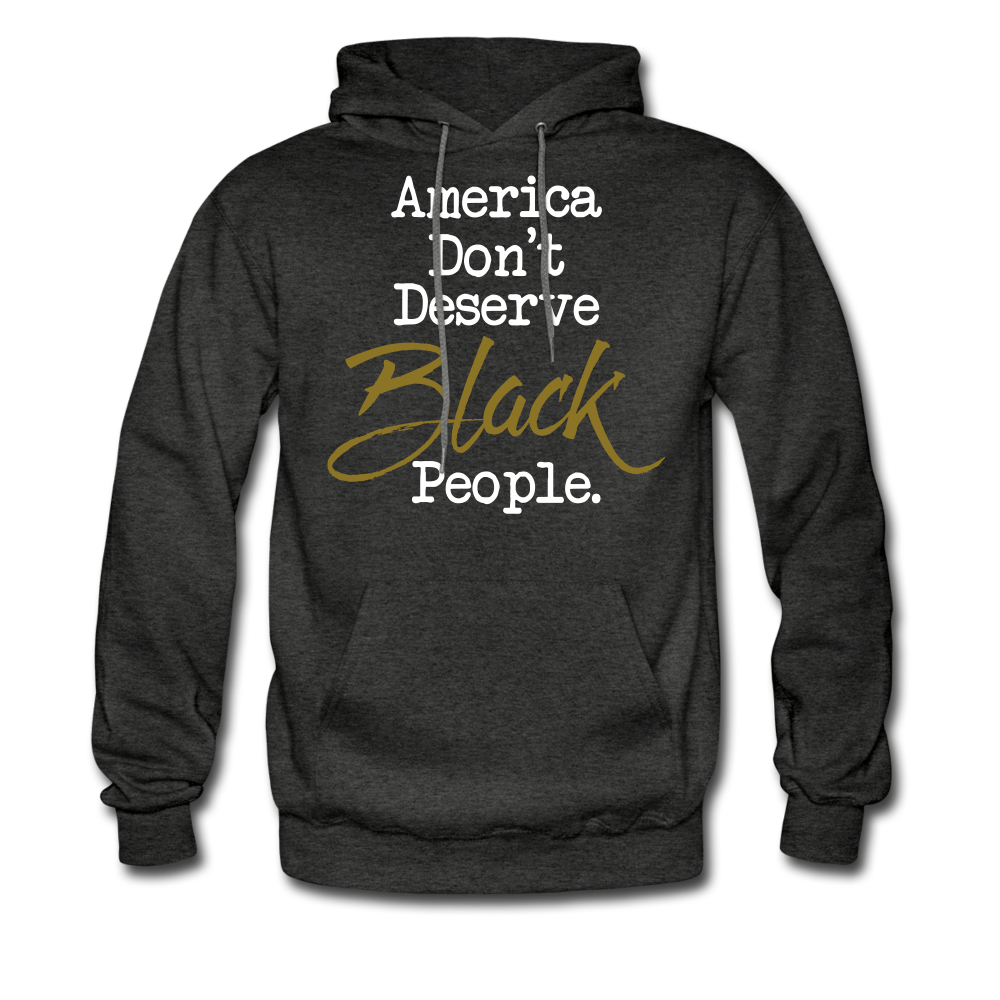 America Don't Hoodie - charcoal gray
