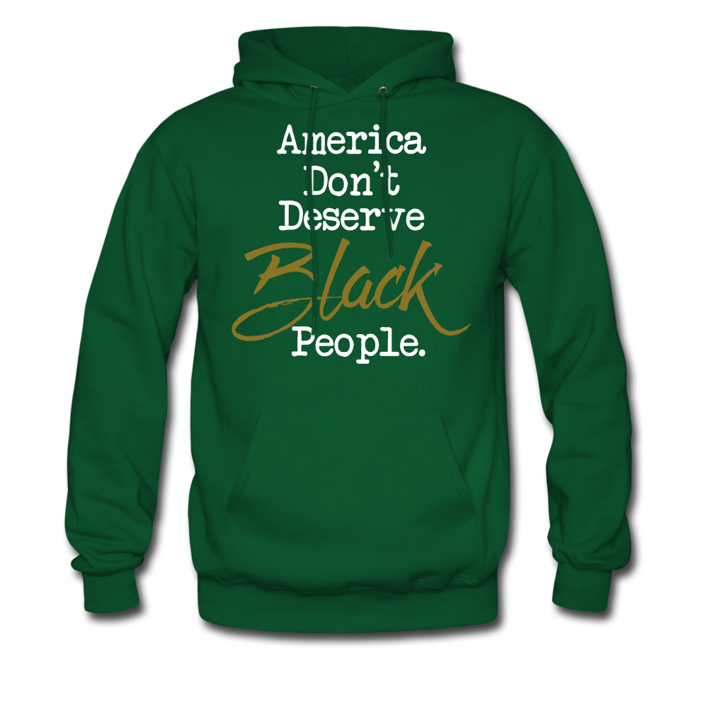 America Don't Hoodie - forest green