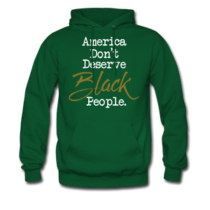 America Don't Hoodie - forest green