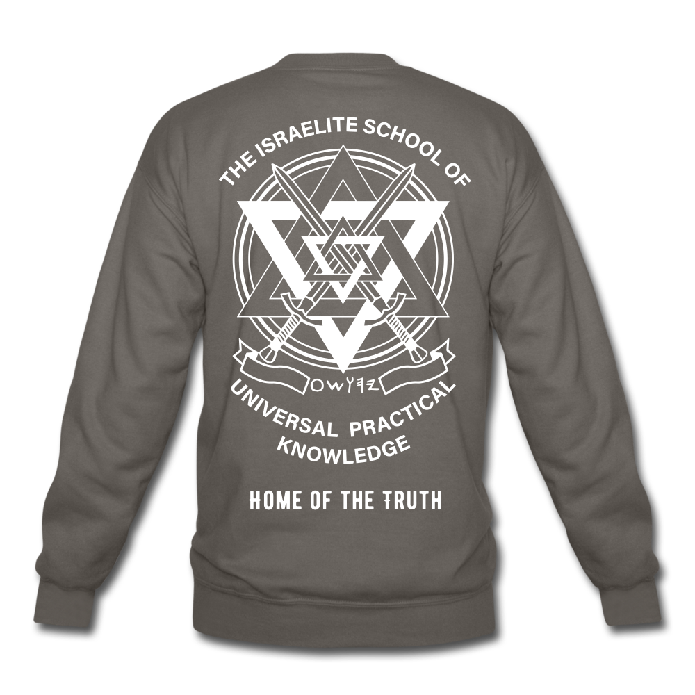 Seven Heads Crewneck Sweatshirt - asphalt gray