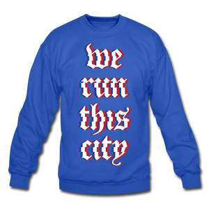 WRTC Glitch Crewneck Sweatshirt - royal blue