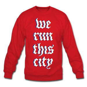 WRTC Glitch Crewneck Sweatshirt - red