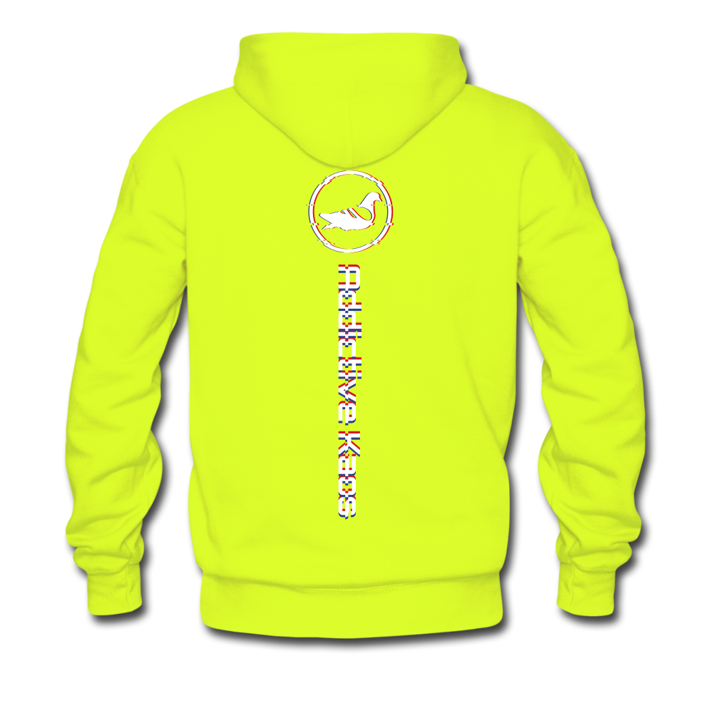 Hate Me Hoodie - safety green