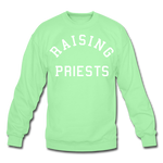 Raising Priests Crewneck Sweatshirt - lime