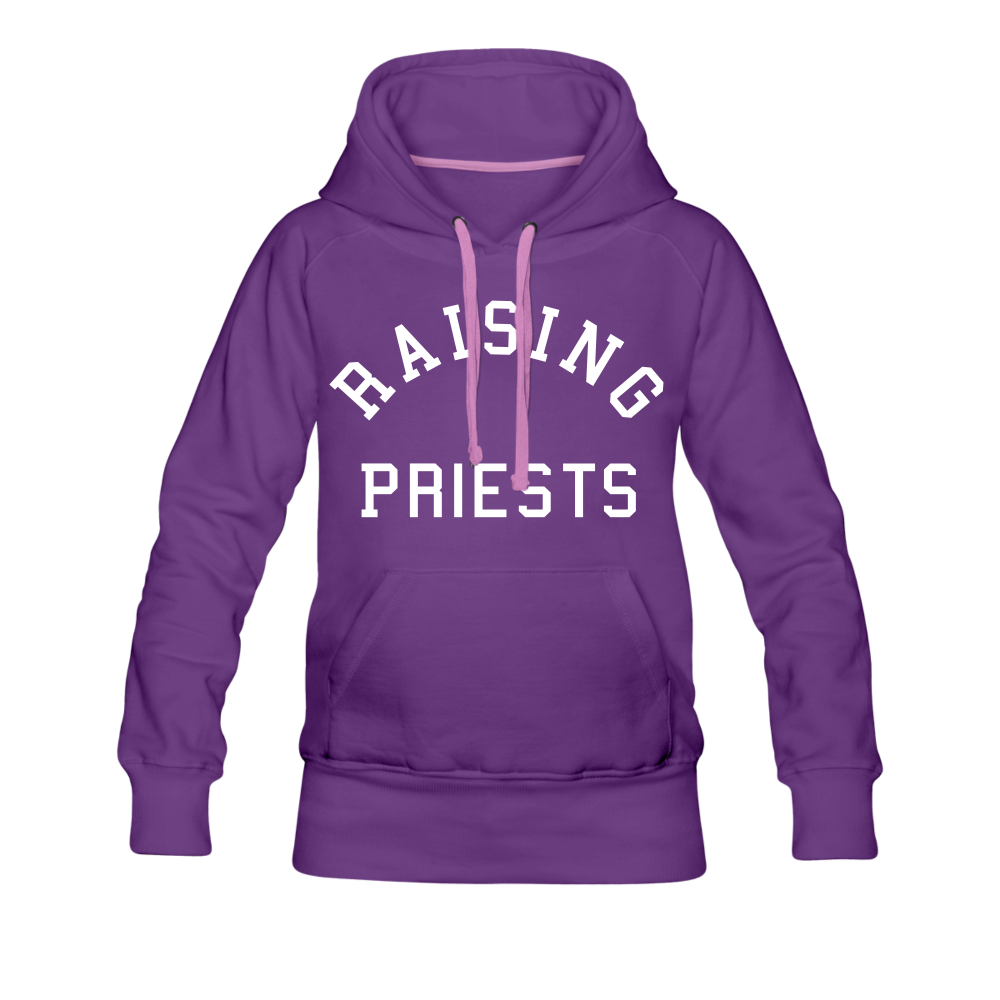 Raising Priests Women’s Premium Hoodie - purple