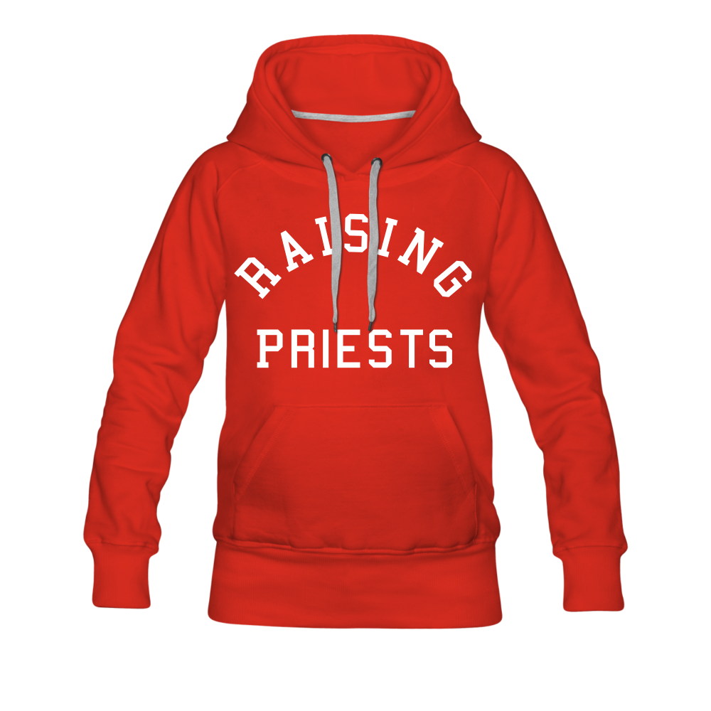 Raising Priests Women’s Premium Hoodie - red
