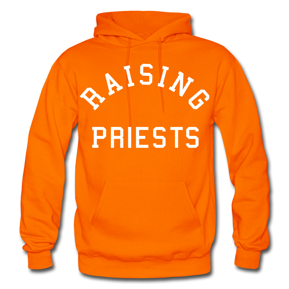 Raising Priests Heavy Blend Adult Hoodie - orange