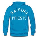 Raising Priests Heavy Blend Adult Hoodie - turquoise