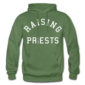 Raising Priests Heavy Blend Adult Hoodie - military green