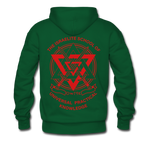 Hold The Torch Hoodie - forest green