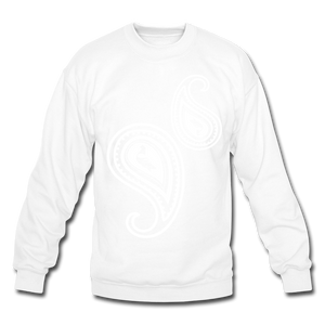 Paisley Crewneck Sweatshirt - white