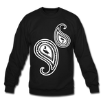 Paisley Crewneck Sweatshirt - black