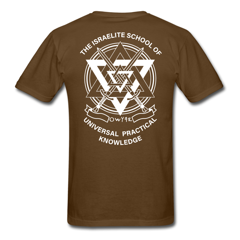 Hold The Scroll T-Shirt(Alt) - brown