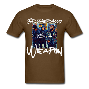Brotherhood retro T-Shirt - brown