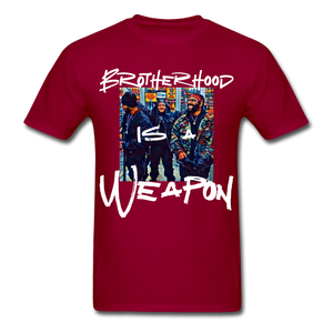 Brotherhood retro T-Shirt - dark red