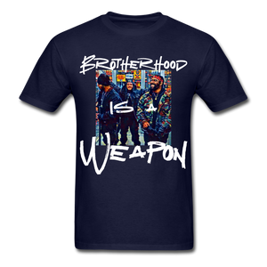 Brotherhood retro T-Shirt - navy