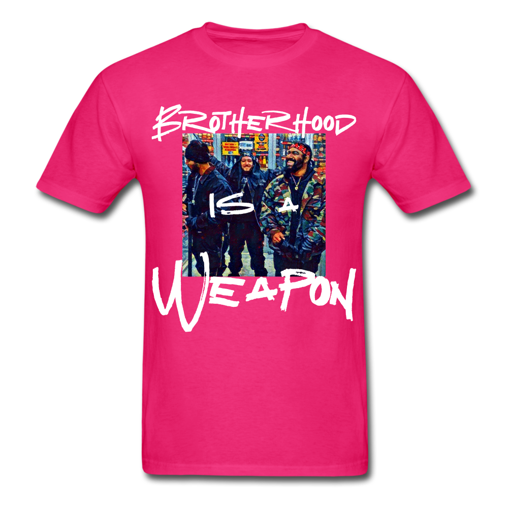 Brotherhood retro T-Shirt - fuchsia