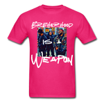 Brotherhood retro T-Shirt - fuchsia