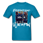 Brotherhood retro T-Shirt - turquoise