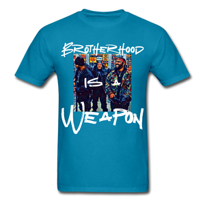 Brotherhood retro T-Shirt - turquoise