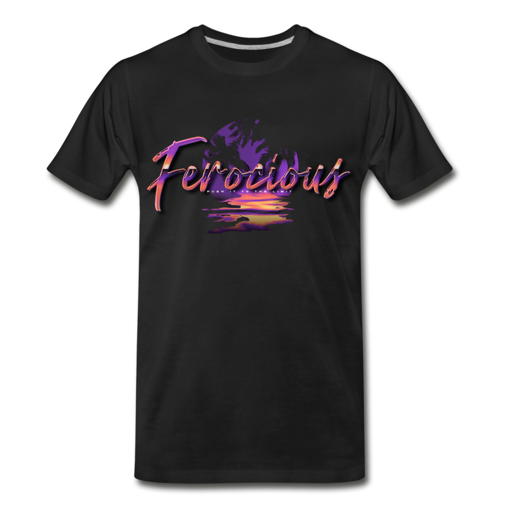 Ferocious 80's Premium T-Shirt - black