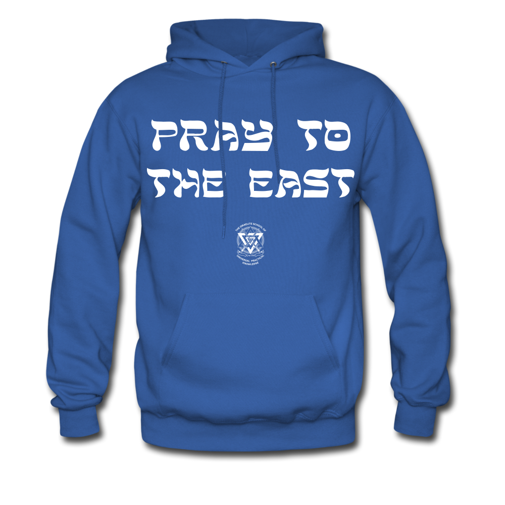 Pray to the east Hoodie - royal blue