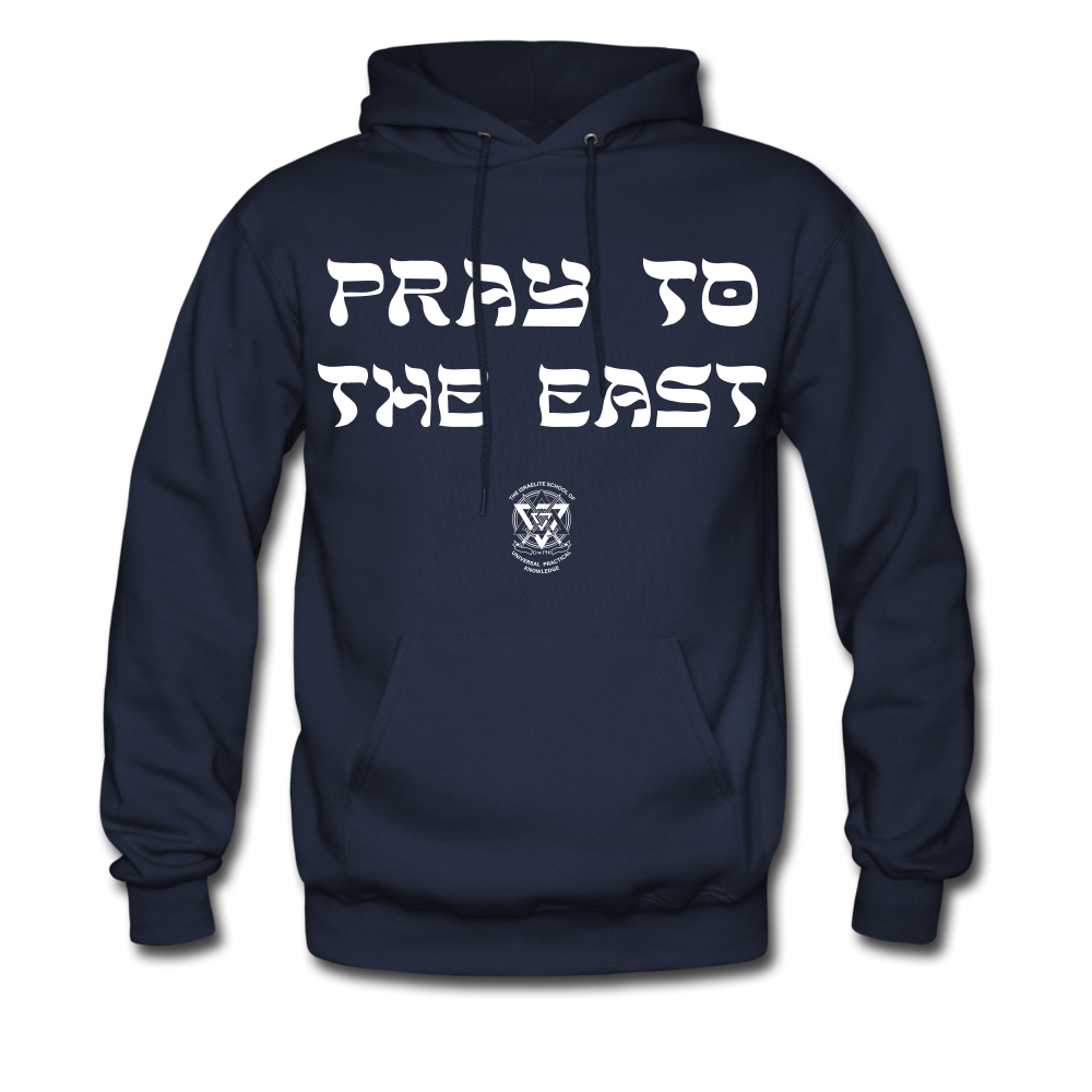 Pray to the east Hoodie - navy