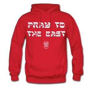 Pray to the east Hoodie - red
