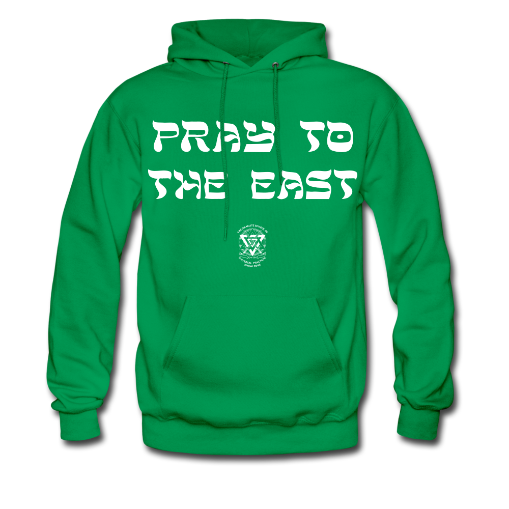 Pray to the east Hoodie - kelly green