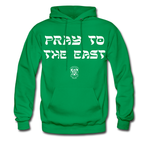 Pray to the east Hoodie - kelly green