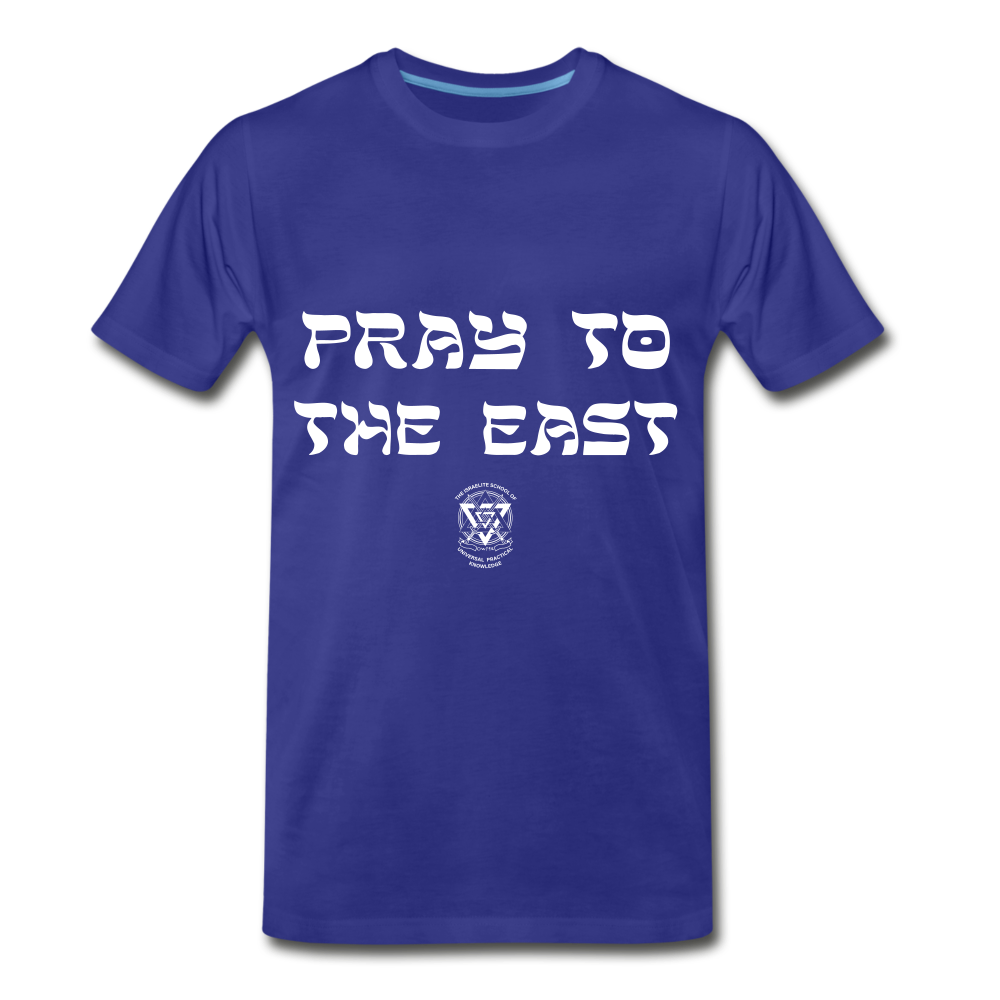 Pray to the East Premium T-Shirt - royal blue
