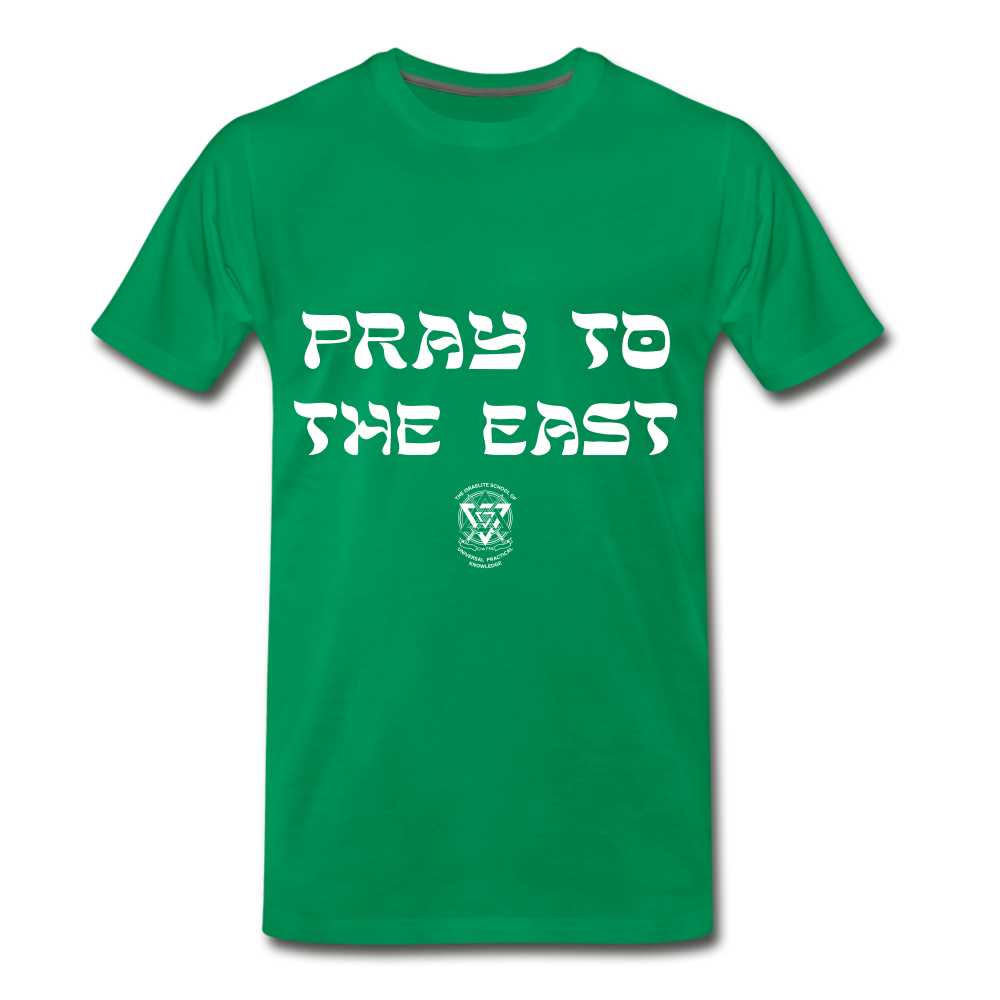Pray to the East Premium T-Shirt - kelly green