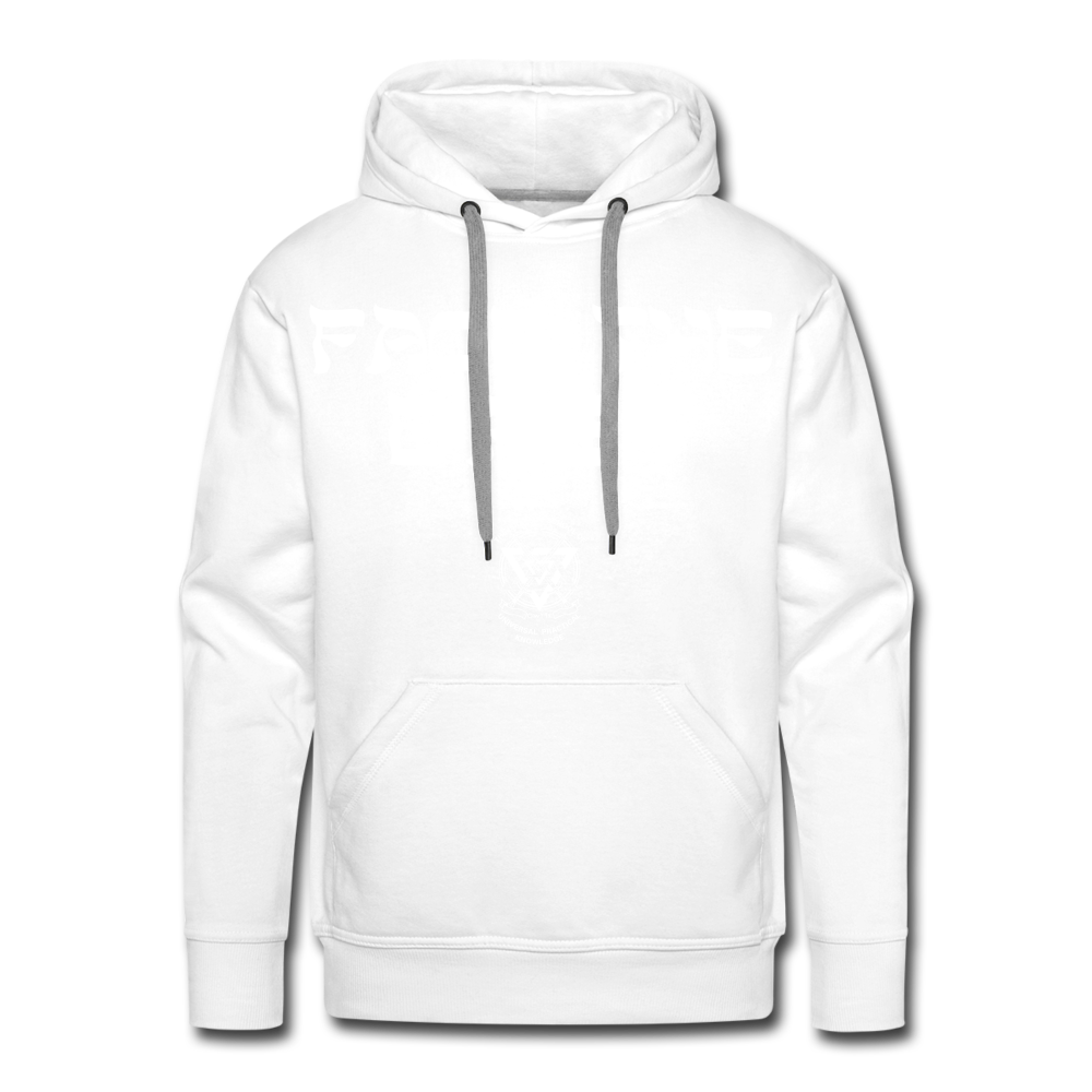 Face The East Premium Hoodie - white