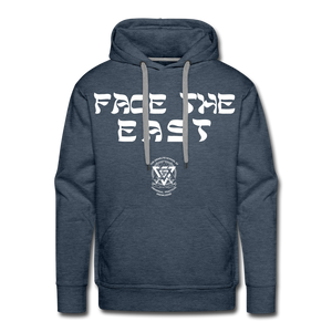 Face The East Premium Hoodie - heather denim