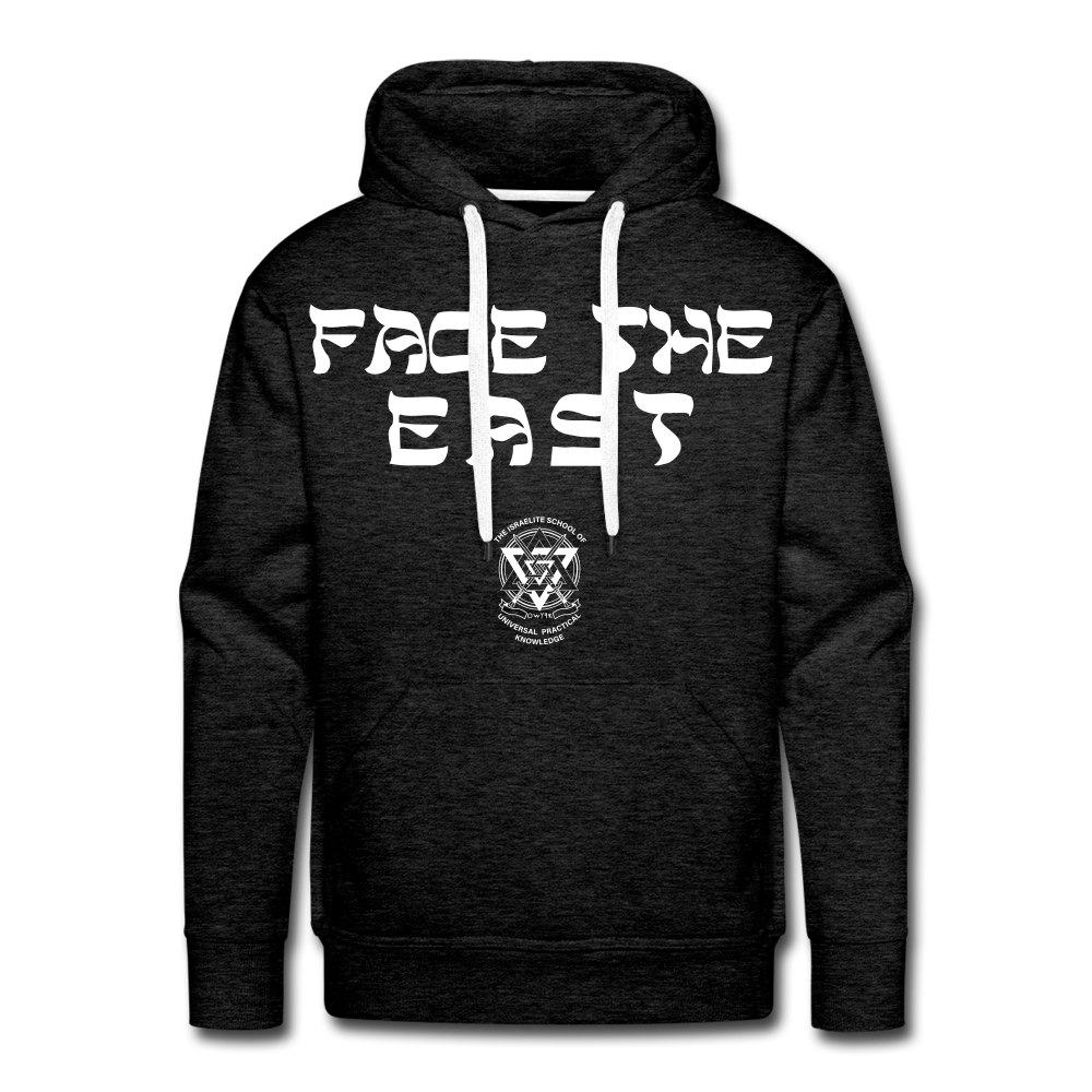 Face The East Premium Hoodie - charcoal grey