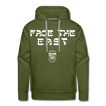 Face The East Premium Hoodie - olive green