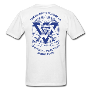 Products UPK Logo Classic T-Shirt Blue - white