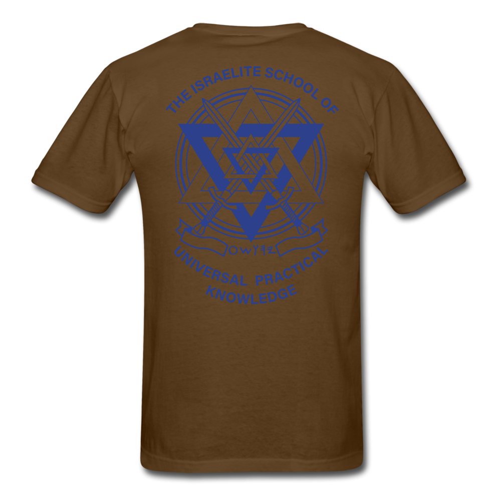 Products UPK Logo Classic T-Shirt Blue - brown