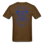 Products UPK Logo Classic T-Shirt Blue - brown