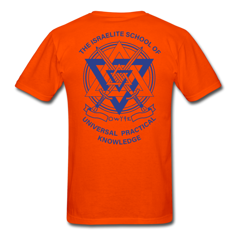 Products UPK Logo Classic T-Shirt Blue - orange