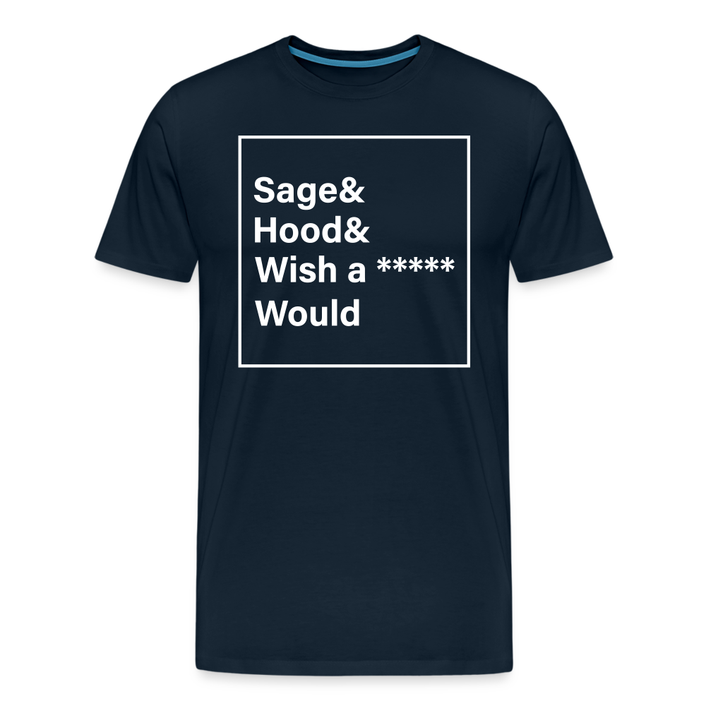 Sage and Hood 2 Premium T-Shirt - deep navy