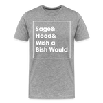 sage and Hood 3 Premium T-Shirt - heather gray