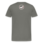 sage and Hood 3 Premium T-Shirt - asphalt gray