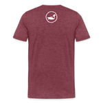 sage and Hood 3 Premium T-Shirt - heather burgundy