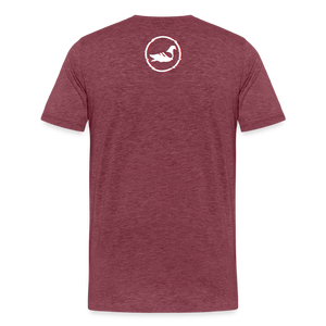 sage and Hood 3 Premium T-Shirt - heather burgundy