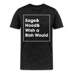 sage and Hood 3 Premium T-Shirt - charcoal grey