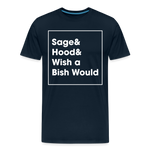 sage and Hood 3 Premium T-Shirt - deep navy
